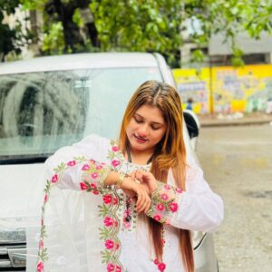 Cotton Embroidery Three Piece