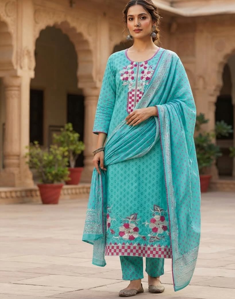 Embroidery Readymade Three Piece - Image 4